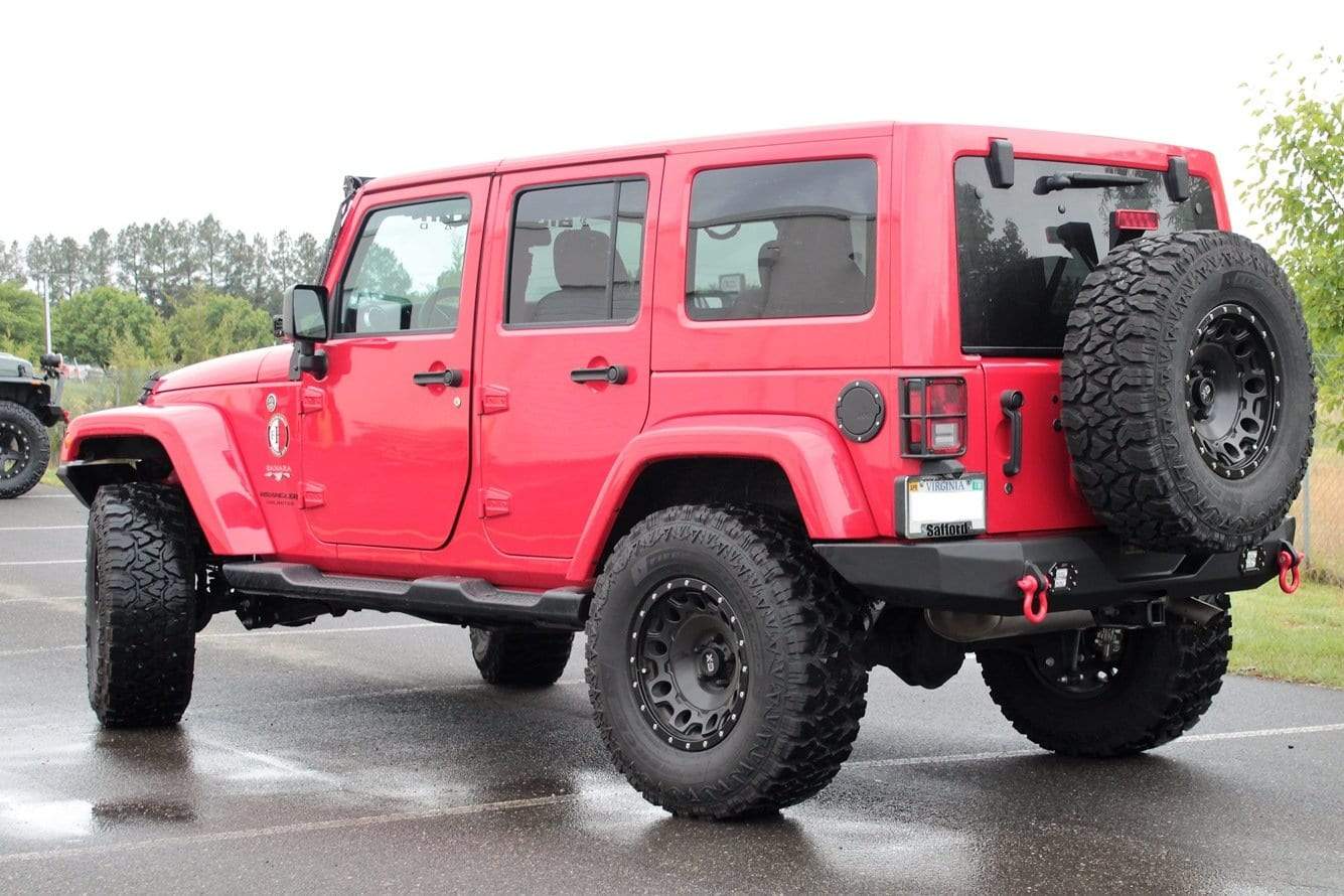 Hammerhead 600 - 56 - 0496 Jeep Wrangler JK 2007 - 2018 Flush Mount Rear Bumper - Rugged Truck Gear
