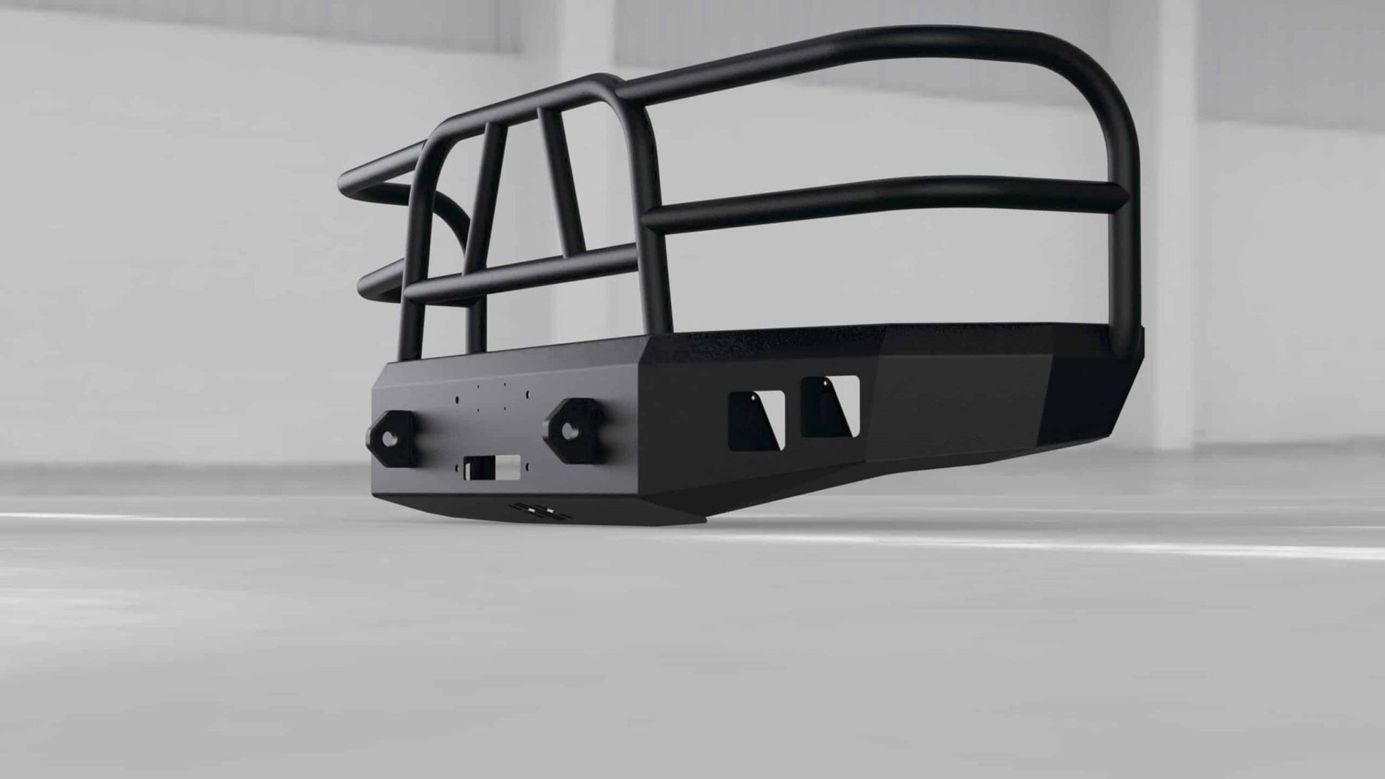 Hammerhead 600 - 56 - 0500 Ford F250/F350/F450 1992 - 1996 Front Winch Bumper with Full Brush Guard - Rugged Truck Gear