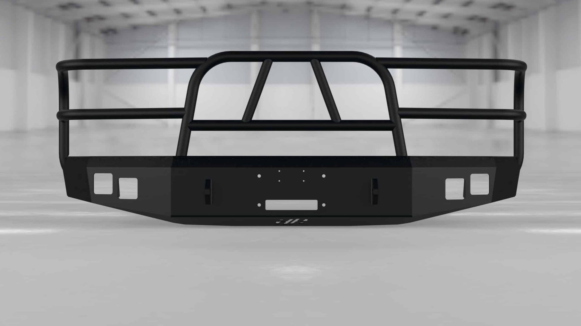 Hammerhead 600 - 56 - 0500 Ford F250/F350/F450 1992 - 1996 Front Winch Bumper with Full Brush Guard - Rugged Truck Gear