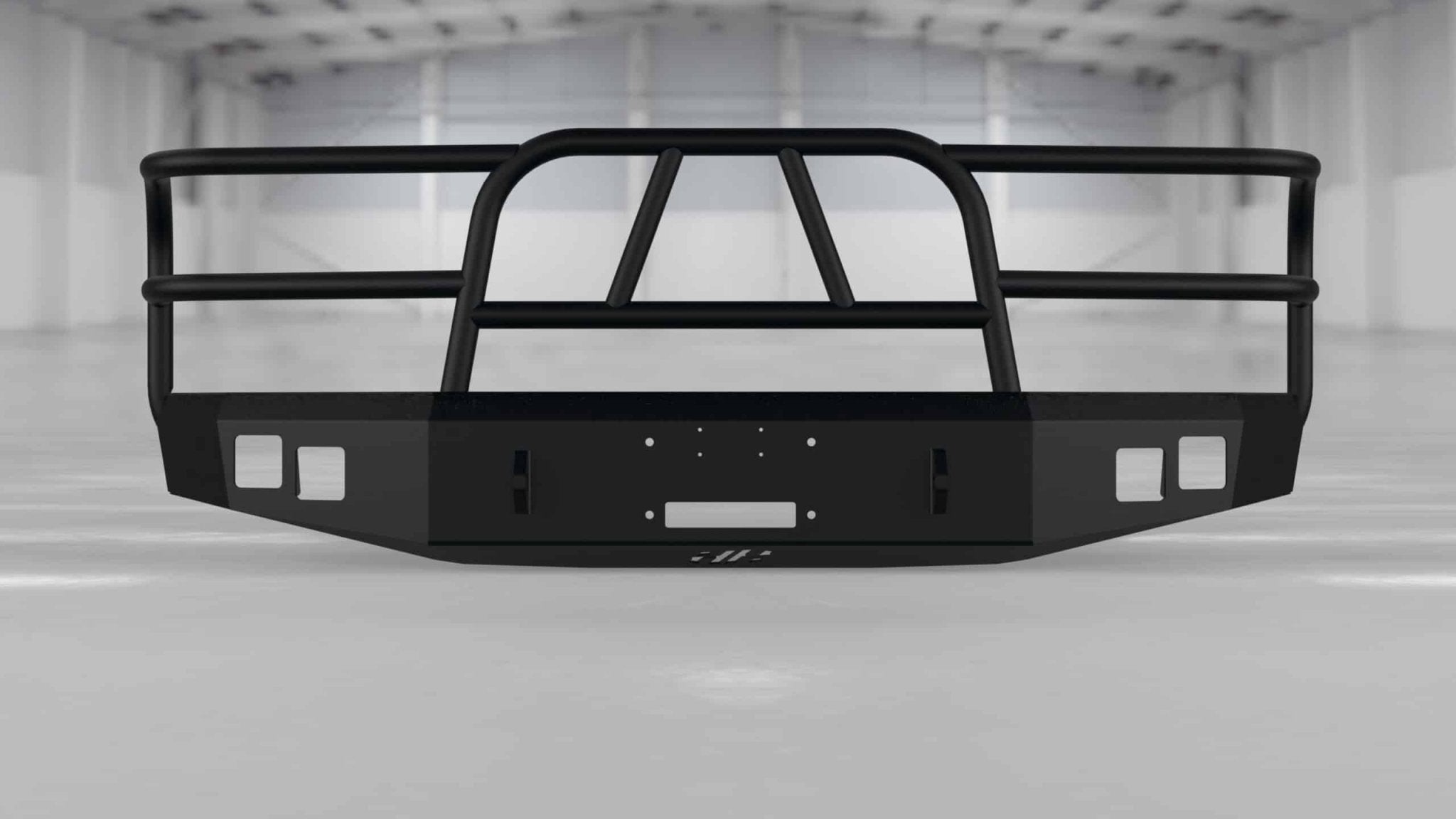 Hammerhead 600 - 56 - 0500 Ford F250/F350/F450 1992 - 1996 Front Winch Bumper with Full Brush Guard - Rugged Truck Gear