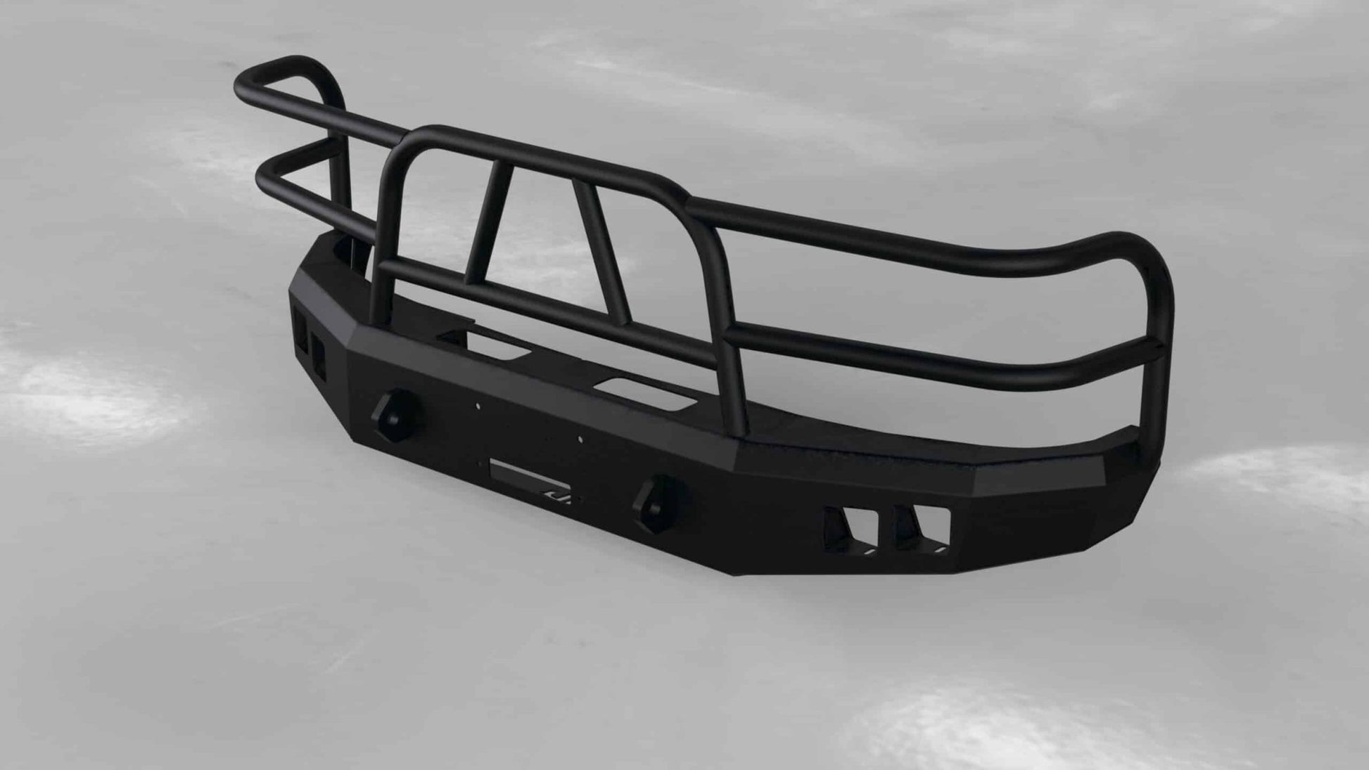 Hammerhead 600 - 56 - 0500 Ford F250/F350/F450 1992 - 1996 Front Winch Bumper with Full Brush Guard - Rugged Truck Gear