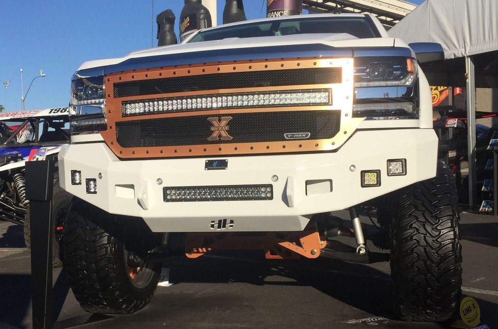 Hammerhead 600 - 56 - 0501 Chevy Silverado 1500 2016 - 2018 Front Non - Winch Bumper Low Profile - Rugged Truck Gear