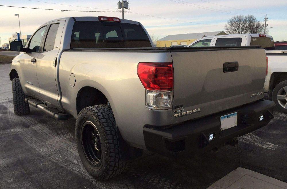 Hammerhead 600 - 56 - 0525 Toyota Tundra 2007 - 2013 Flush Mount Rear Bumper with Sensors - Rugged Truck Gear