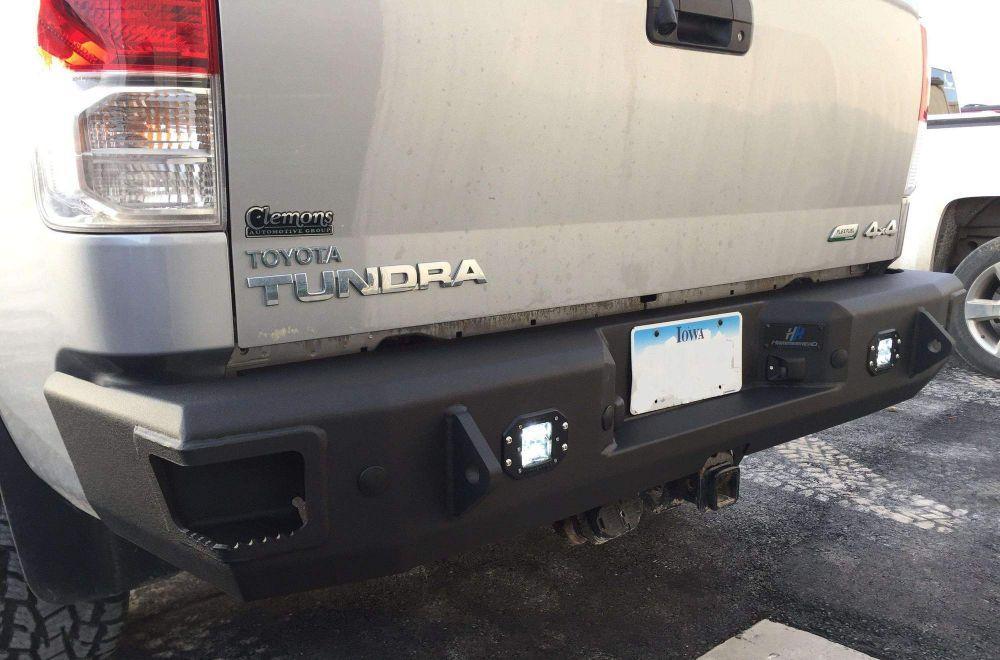 Hammerhead 600 - 56 - 0525 Toyota Tundra 2007 - 2013 Flush Mount Rear Bumper with Sensors - Rugged Truck Gear