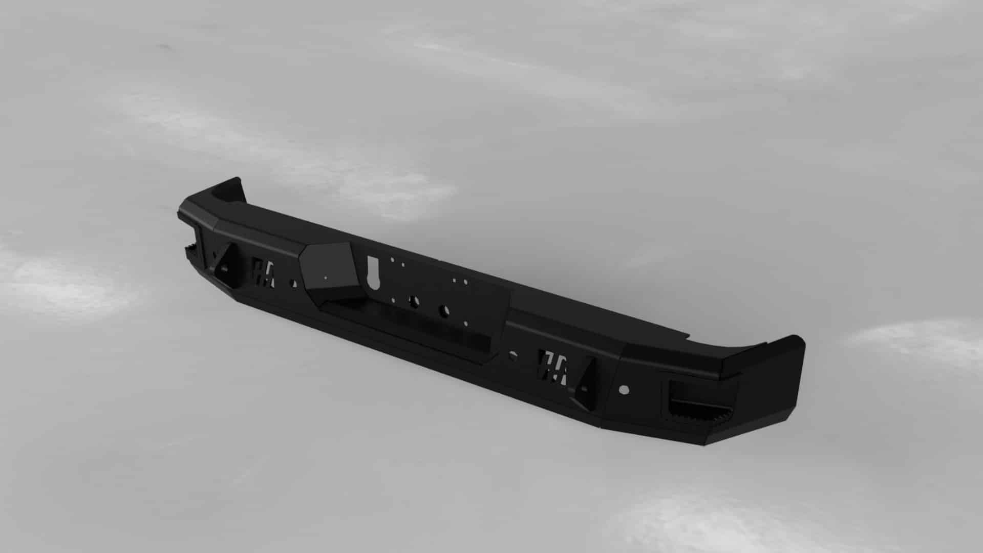 Hammerhead 600 - 56 - 0532 Dodge Ram 1500 2009 - 2018 Flush Mount Rear Bumper with Sensors - Rugged Truck Gear