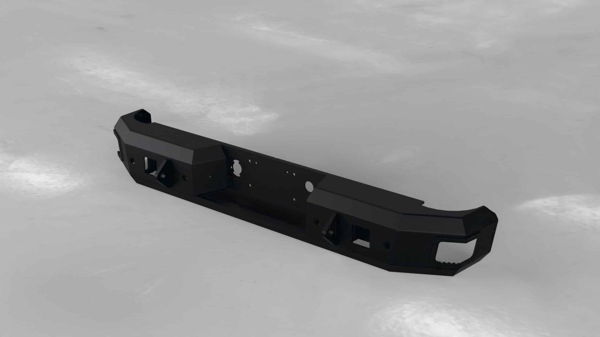Hammerhead 600 - 56 - 0534 Chevy Silverado 2500/3500 2007 - 2010 Flush Mount Rear Bumper with Sensors - Rugged Truck Gear