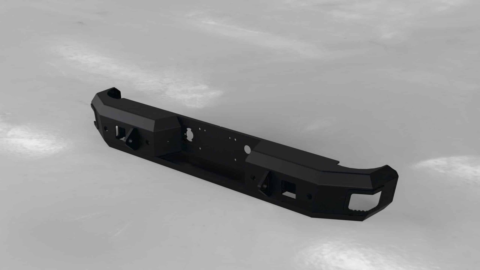Hammerhead 600 - 56 - 0534 GMC Sierra 2500/3500 2007 - 2010 Flush Mount Rear Bumper with Sensors - Rugged Truck Gear
