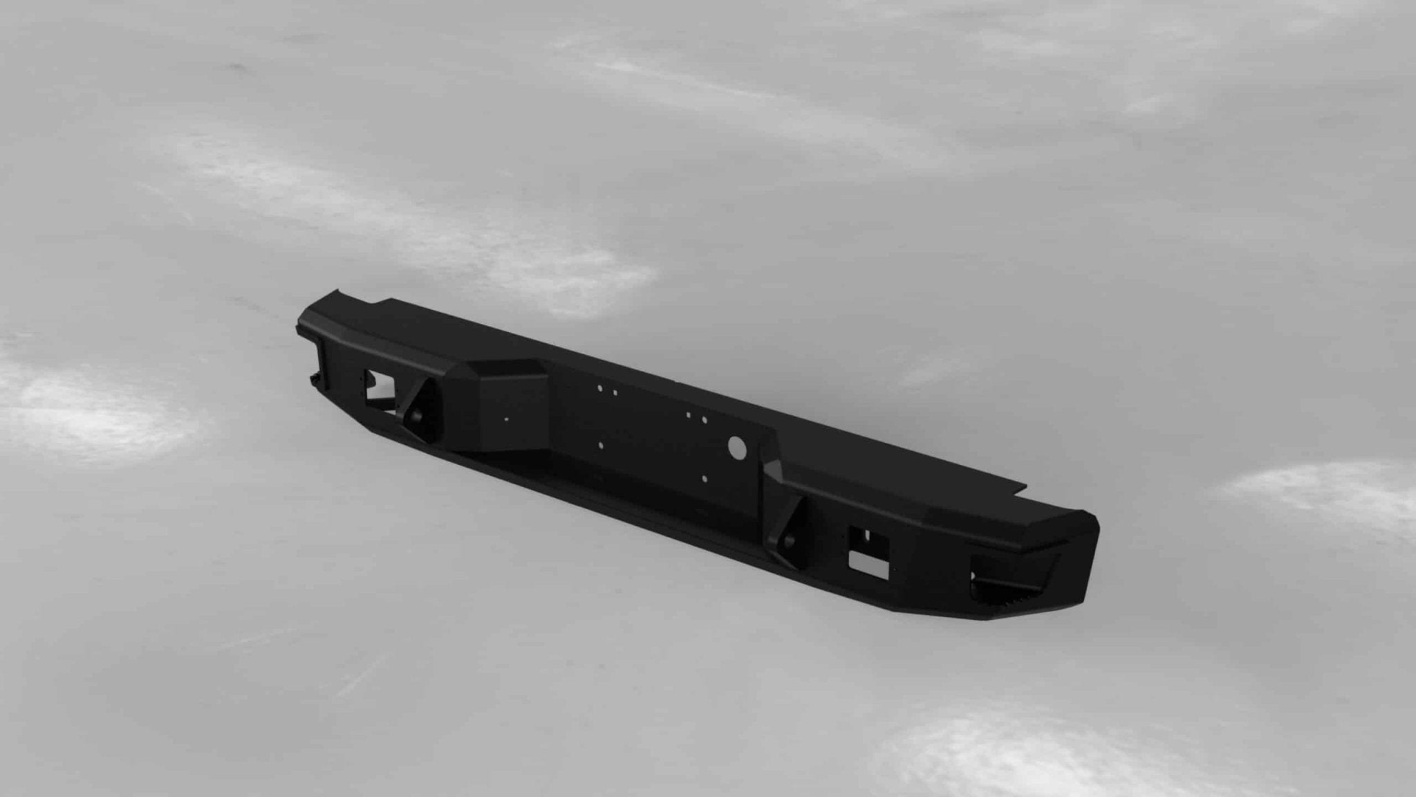 Hammerhead 600 - 56 - 0536 GMC Sierra 2500/3500 2001 - 2007 Flush Mount Rear Bumper - Rugged Truck Gear