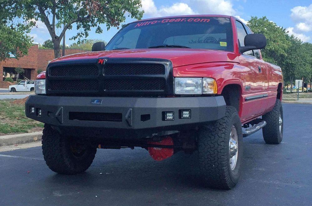 Hammerhead 600 - 56 - 0539 Dodge Ram 2500/3500 1994 - 2002 Front Non - Winch Bumper Low Profile - Rugged Truck Gear