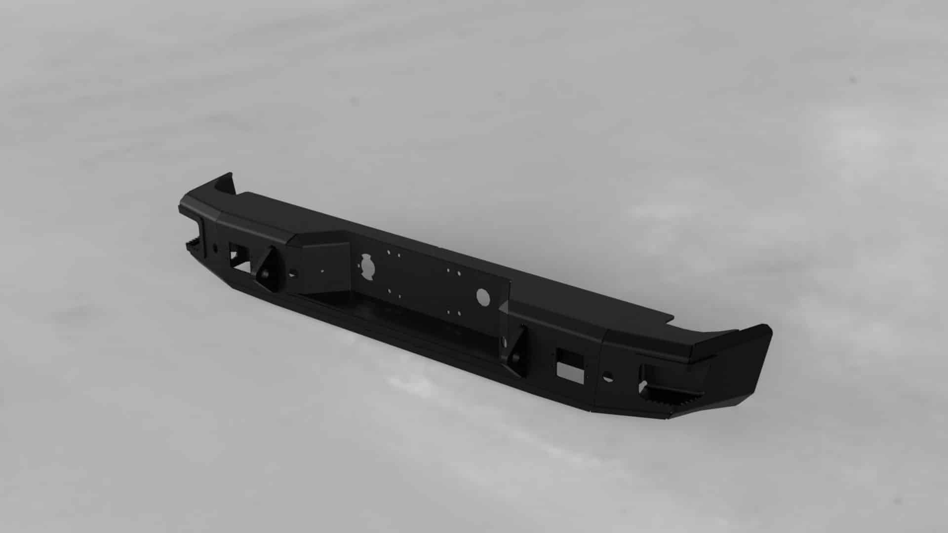 Hammerhead 600 - 56 - 0543 Dodge Ram 1500 1994 - 2001 Flush Mount Rear Bumper - Rugged Truck Gear