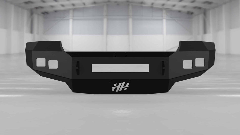 Hammerhead 600 - 56 - 0558 GMC Sierra 2500/3500 2011 - 2014 Front Non - Winch Bumper Low Profile - Rugged Truck Gear