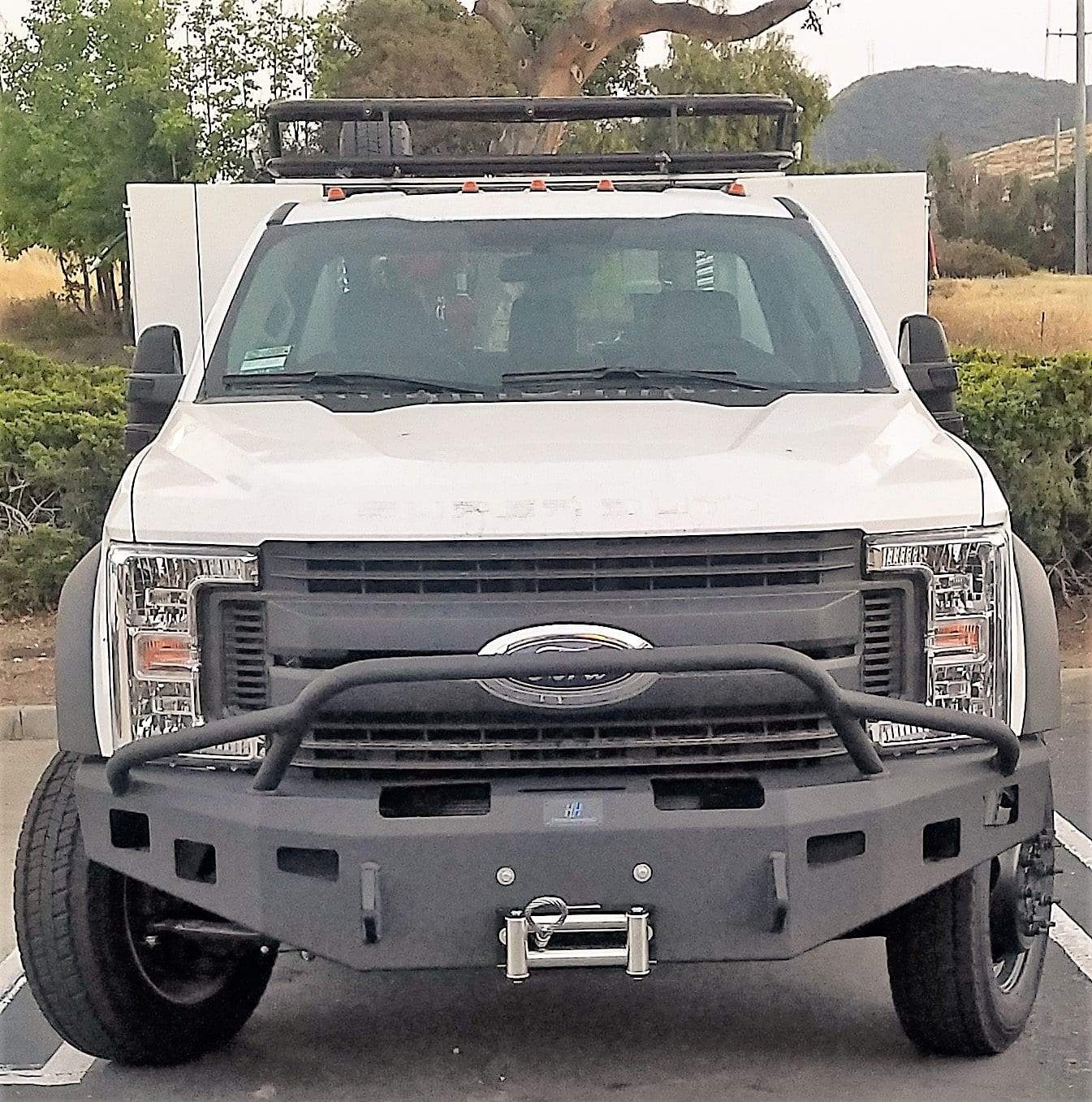 Hammerhead 600 - 56 - 0587 Ford F250/F350/F450/F550 2017 - 2022 Front Winch Bumper Pre - Runner - Rugged Truck Gear