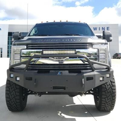 Hammerhead 600 - 56 - 0587 Ford F250/F350/F450/F550 2017 - 2022 Front Winch Bumper Pre - Runner - Rugged Truck Gear