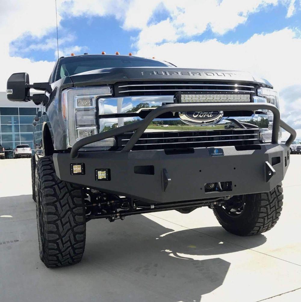 Hammerhead 600 - 56 - 0587 Ford F250/F350/F450/F550 2017 - 2022 Front Winch Bumper Pre - Runner - Rugged Truck Gear