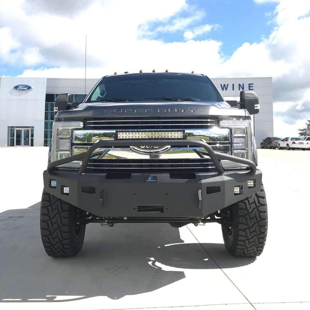 Hammerhead 600 - 56 - 0587 Ford F250/F350/F450/F550 2017 - 2022 Front Winch Bumper Pre - Runner - Rugged Truck Gear