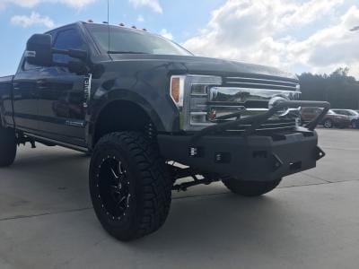 Hammerhead 600 - 56 - 0587 Ford F250/F350/F450/F550 2017 - 2022 Front Winch Bumper Pre - Runner - Rugged Truck Gear