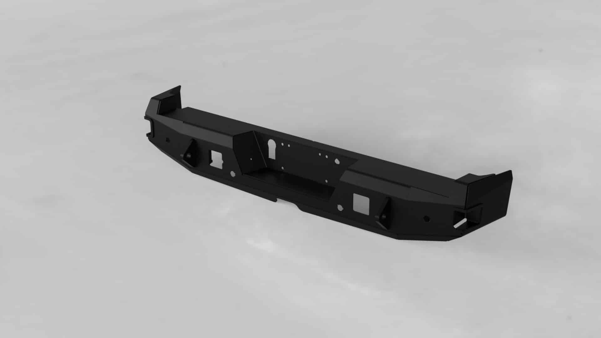 Hammerhead 600 - 56 - 0592 Ford F250/F350/F450 2017 - 2022 Flush Mount Rear Bumper with Sensors - Rugged Truck Gear
