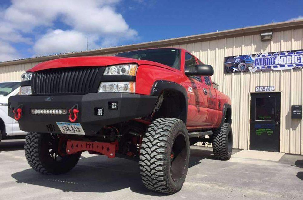 Hammerhead 600 - 56 - 0599 Chevy Silverado 2500/3500 HD 2003 - 2006 Front Non - Winch Bumper Low Profile - Rugged Truck Gear