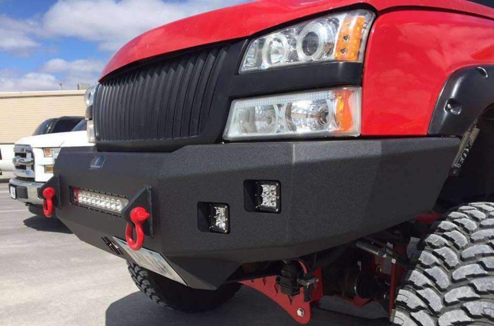 Hammerhead 600 - 56 - 0599 Chevy Silverado 2500/3500 HD 2003 - 2006 Front Non - Winch Bumper Low Profile - Rugged Truck Gear