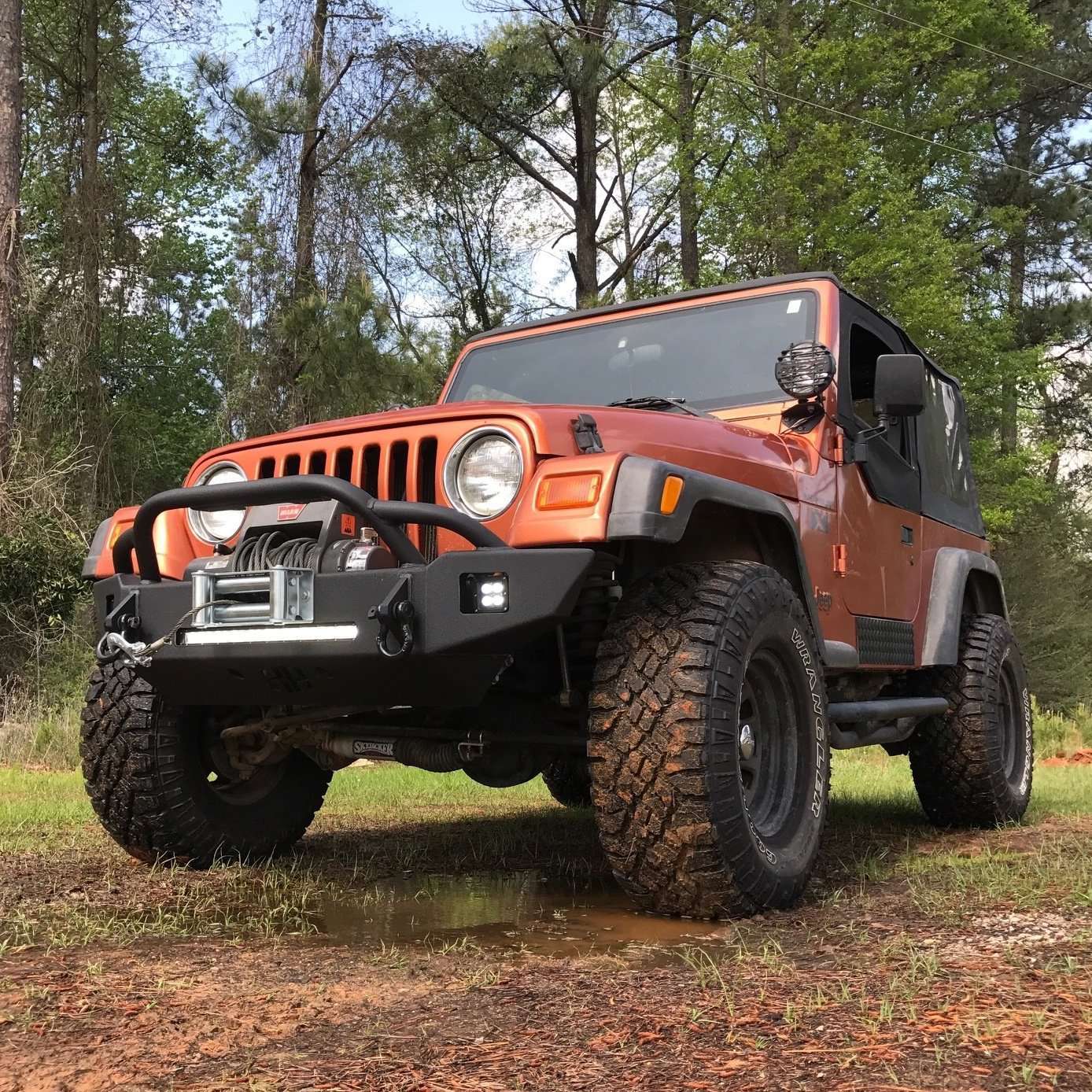 Hammerhead 600 - 56 - 0626 Jeep Wrangler TJ 1997 - 2006 Front Winch Bumper Pre - Runner - Rugged Truck Gear