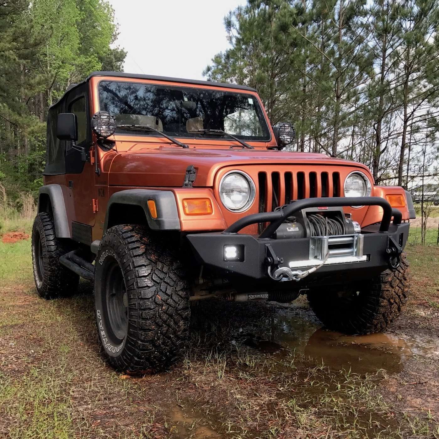Hammerhead 600 - 56 - 0626 Jeep Wrangler TJ 1997 - 2006 Front Winch Bumper Pre - Runner - Rugged Truck Gear