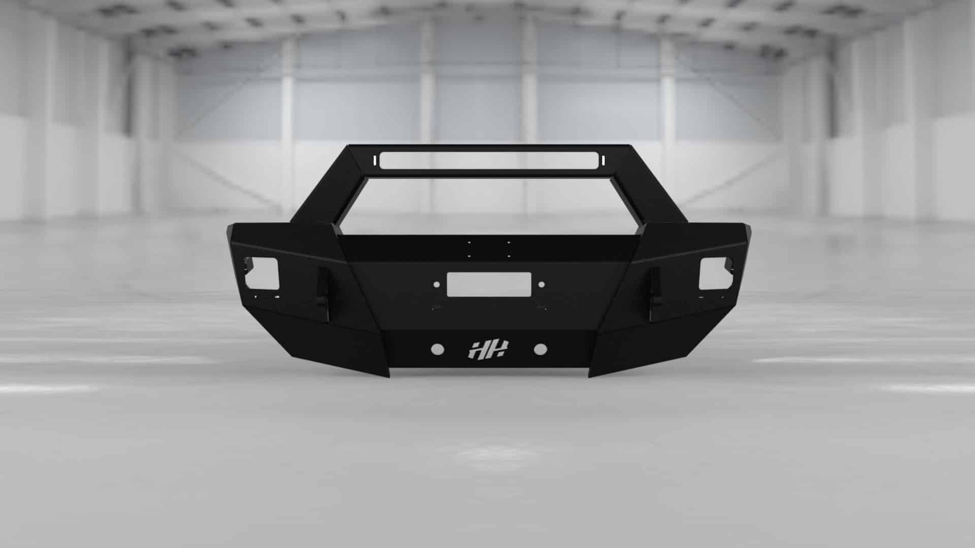 Hammerhead 600 - 56 - 0627 Jeep Wrangler JK 2007 - 2018 Stubby Front Winch Bumper Formed Guard - Rugged Truck Gear