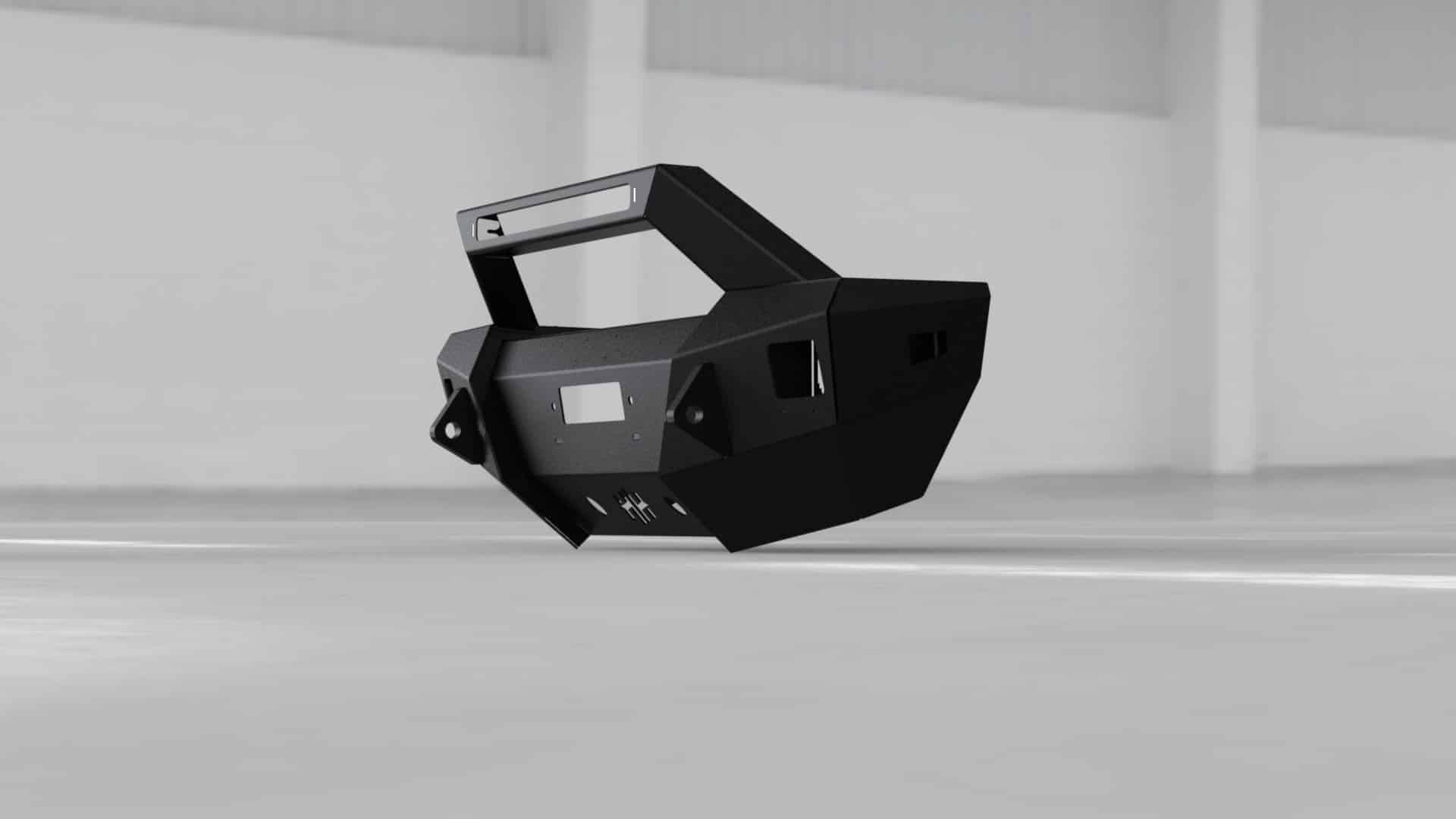 Hammerhead 600 - 56 - 0627 Jeep Wrangler JK 2007 - 2018 Stubby Front Winch Bumper Formed Guard - Rugged Truck Gear