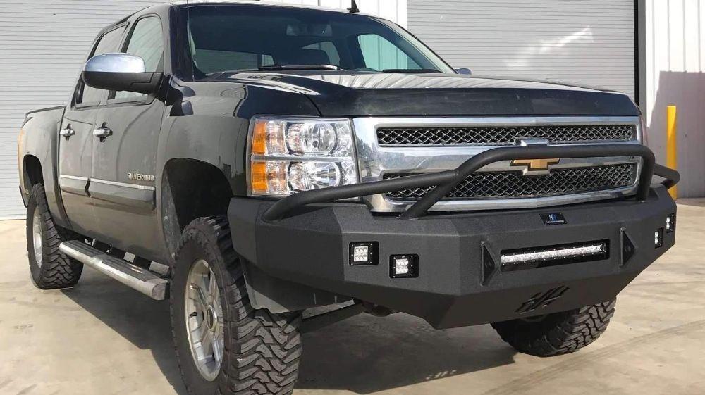 Hammerhead 600 - 56 - 0630 Chevy Silverado 1500 2007 - 2013 Front Non - Winch Bumper Pre - Runner - Rugged Truck Gear