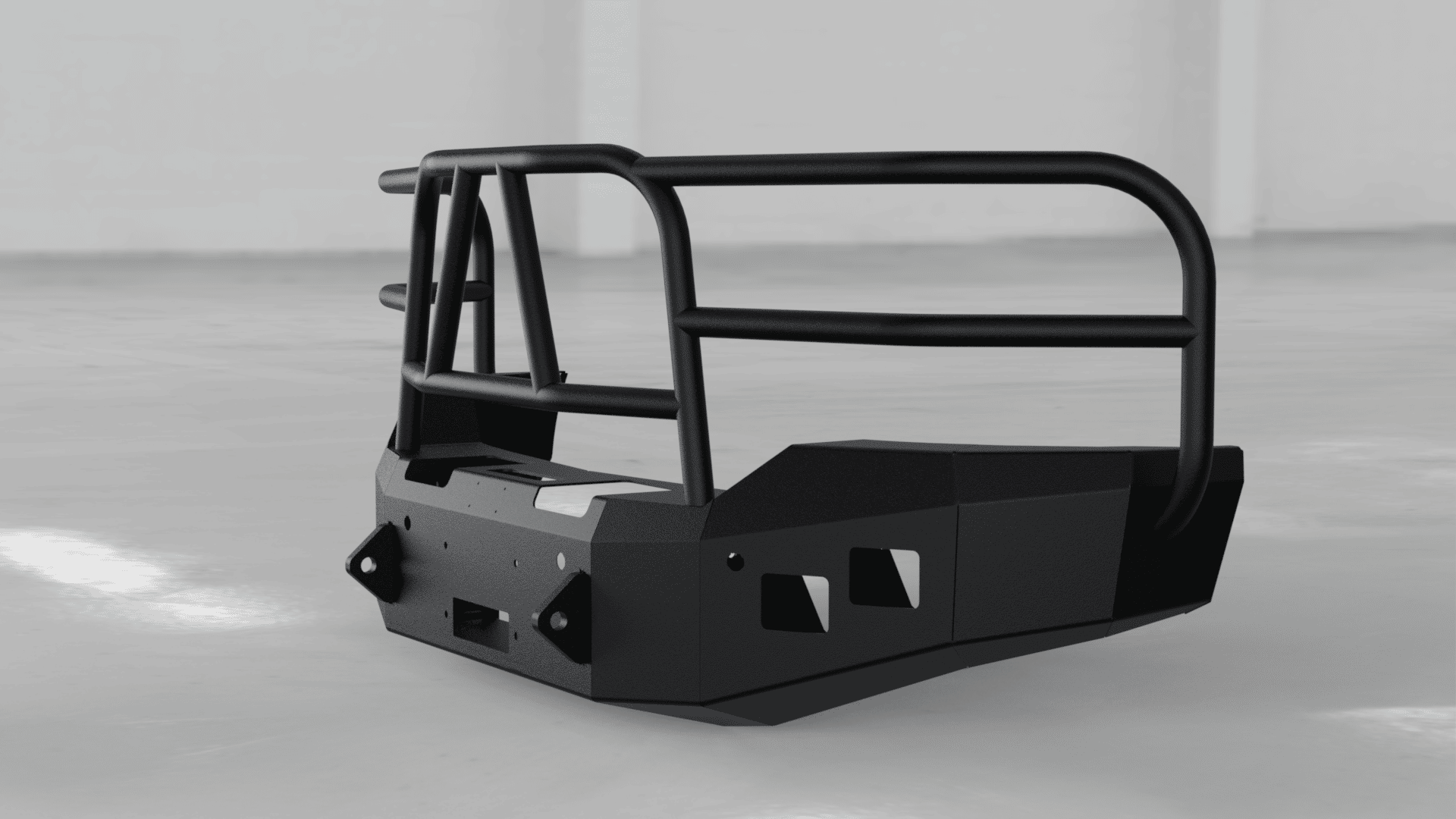 Hammerhead 600 - 56 - 0636 Chevy Silverado 1500 2016 - 2018 Front Winch Bumper with Full Brush Guard - Rugged Truck Gear