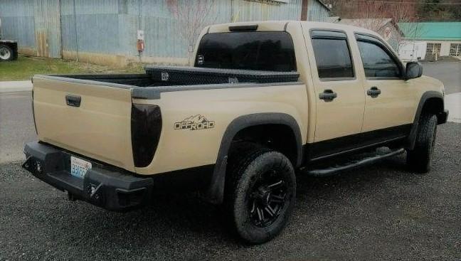 Hammerhead 600 - 56 - 0682 Chevy Colorado 2003 - 2012 Flush Mount Rear Bumper - Rugged Truck Gear