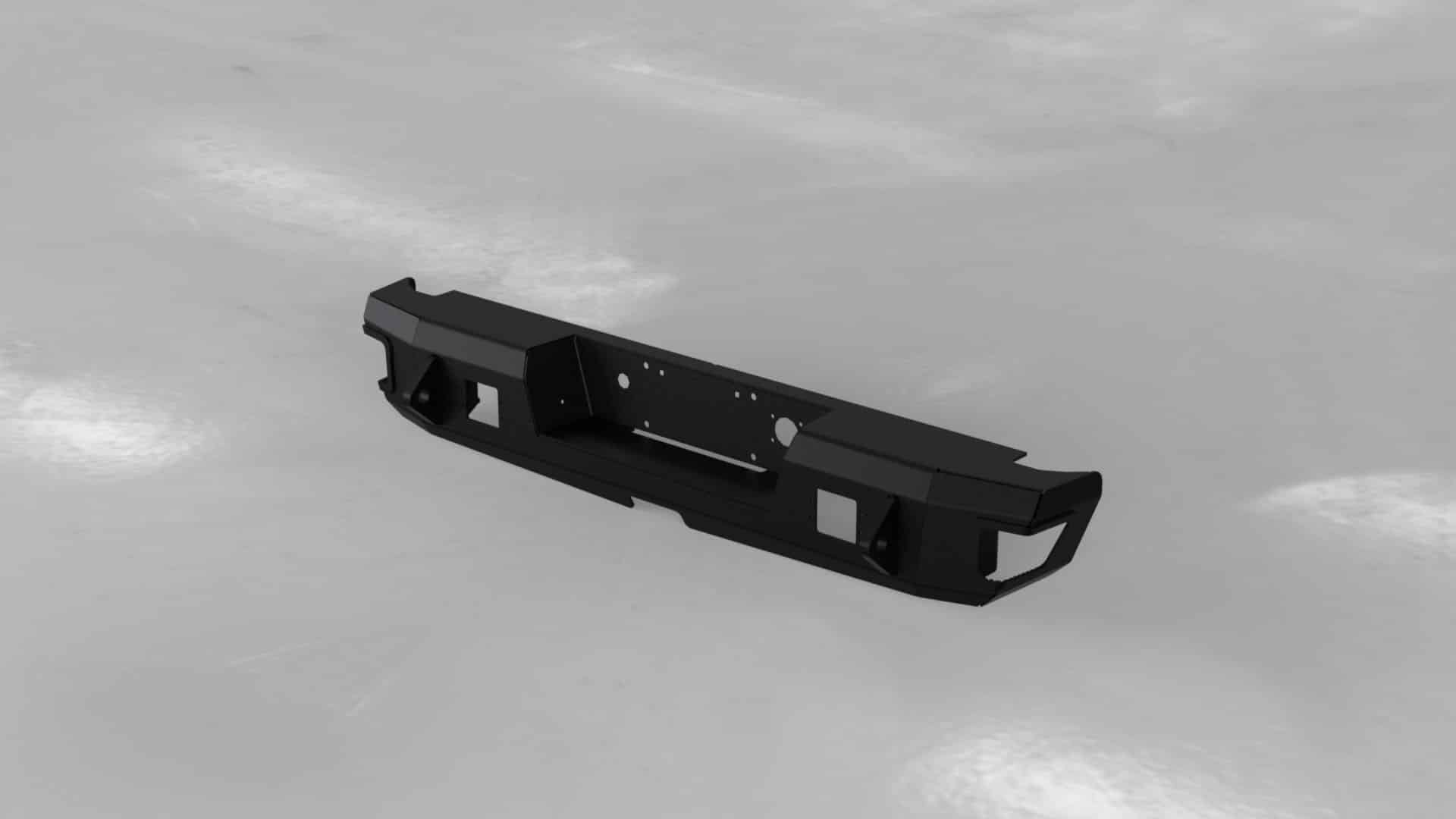 Hammerhead 600 - 56 - 0682 Chevy Colorado 2003 - 2012 Flush Mount Rear Bumper - Rugged Truck Gear
