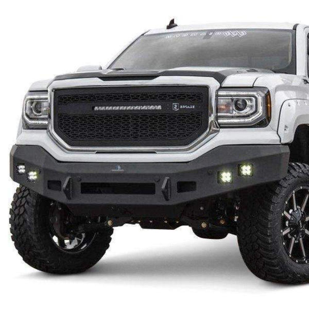 Hammerhead 600 - 56 - 0715 GMC Sierra 1500 2016 - 2018 Front Non - Winch Bumper Low Profile - Rugged Truck Gear
