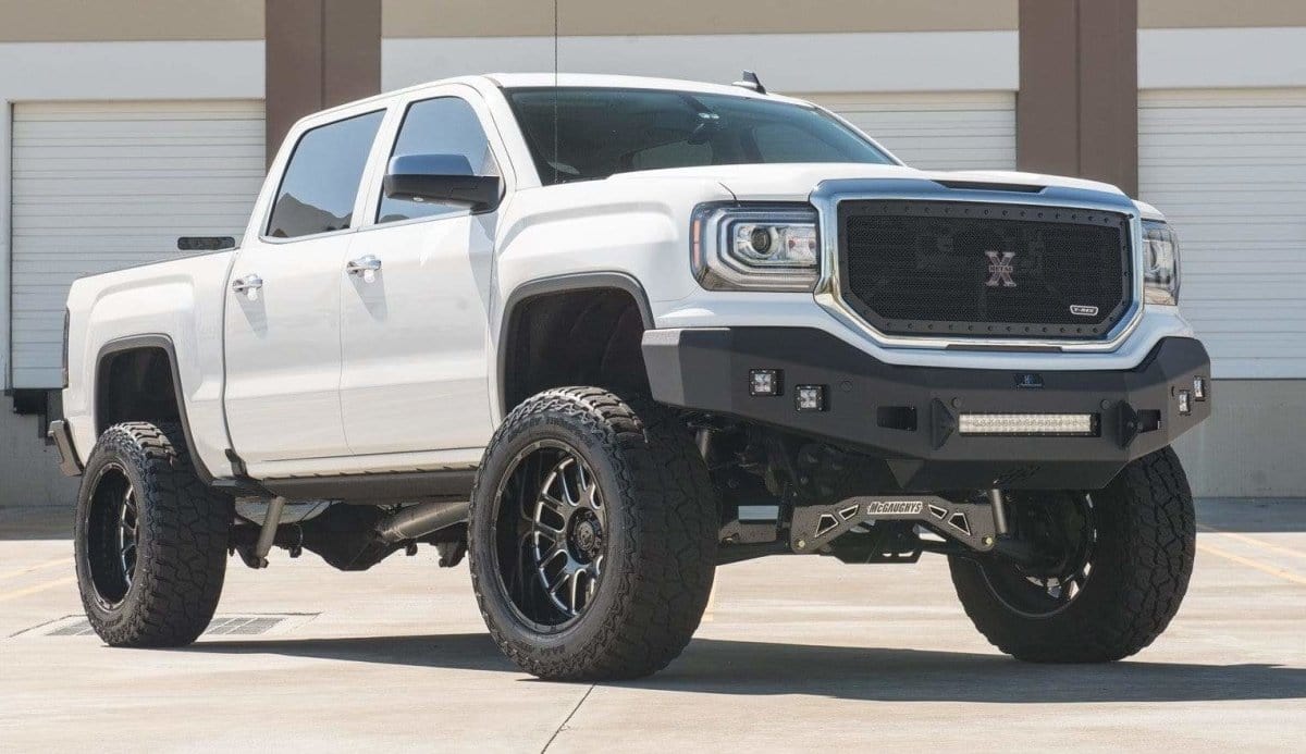 Hammerhead 600 - 56 - 0715 GMC Sierra 1500 2016 - 2018 Front Non - Winch Bumper Low Profile - Rugged Truck Gear