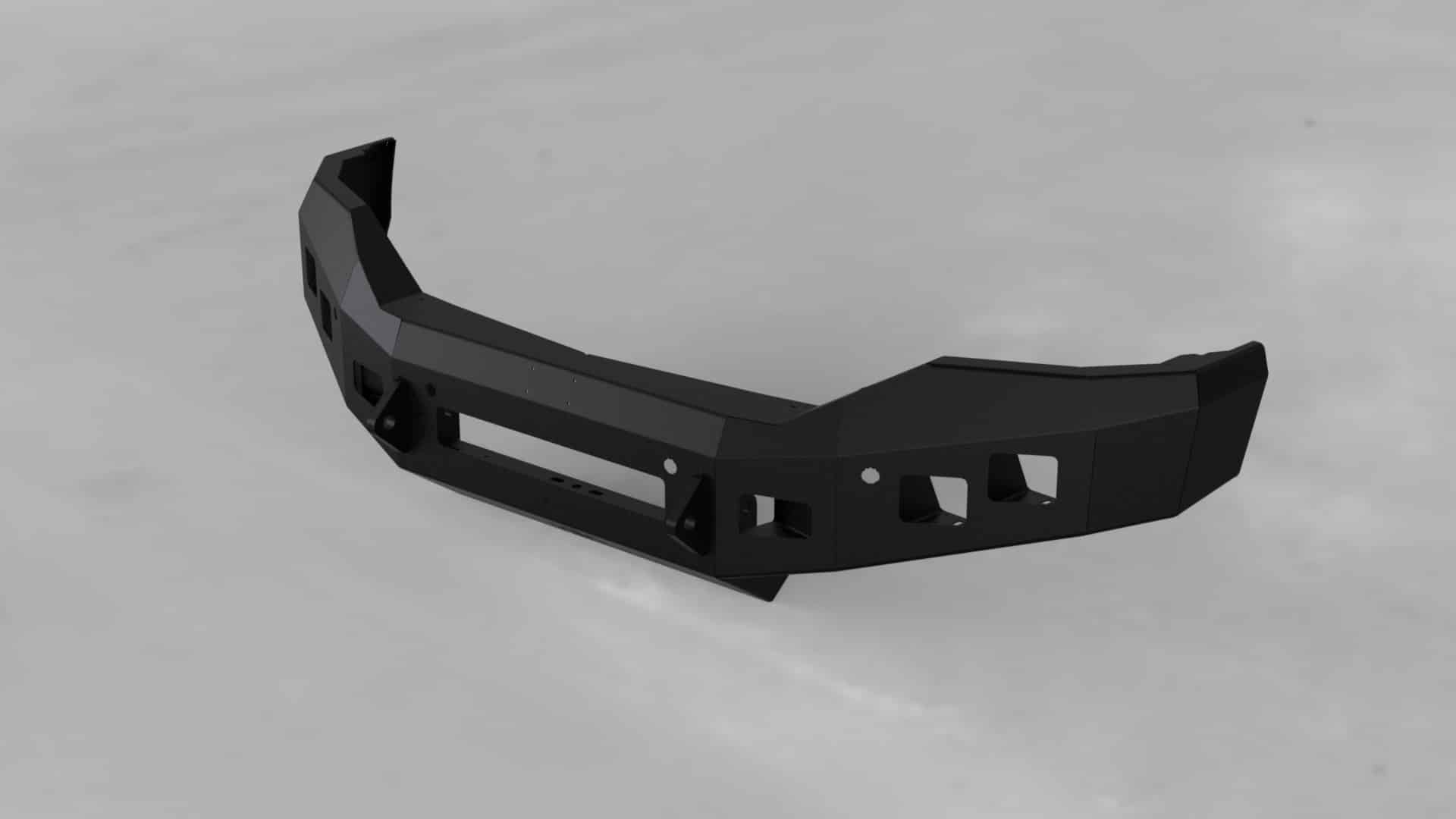 Hammerhead 600 - 56 - 0715 GMC Sierra 1500 2016 - 2018 Front Non - Winch Bumper Low Profile - Rugged Truck Gear