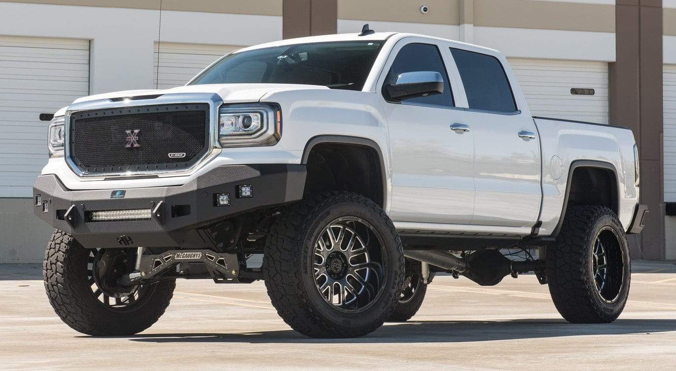 Hammerhead 600 - 56 - 0715 GMC Sierra 1500 2016 - 2018 Front Non - Winch Bumper Low Profile - Rugged Truck Gear