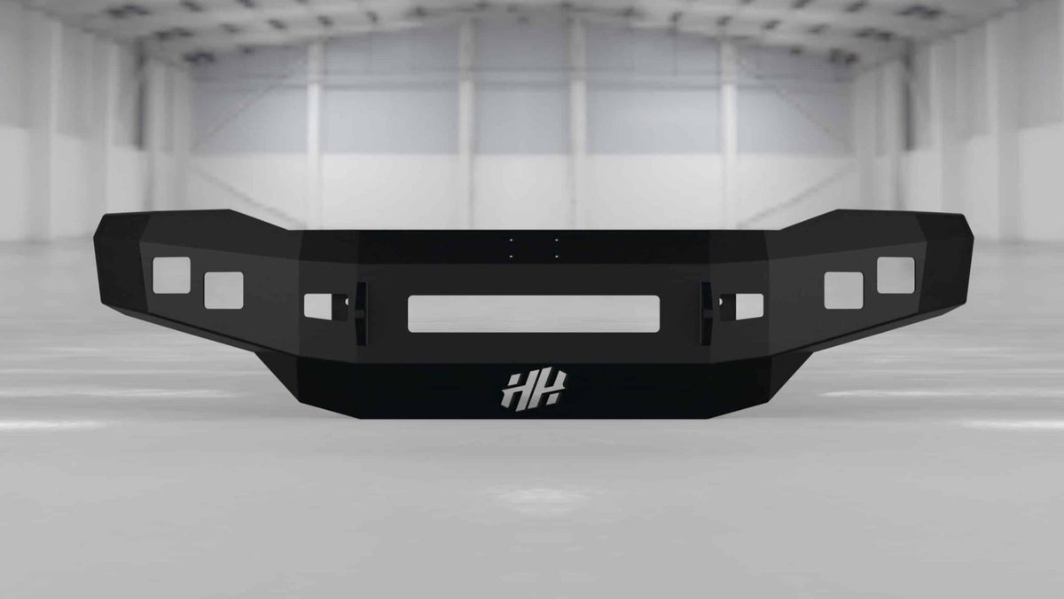 Hammerhead 600 - 56 - 0755 Ford F250/F350/F450/F550 1999 - 2004 Front Non - Winch Bumper Low Profile - Rugged Truck Gear