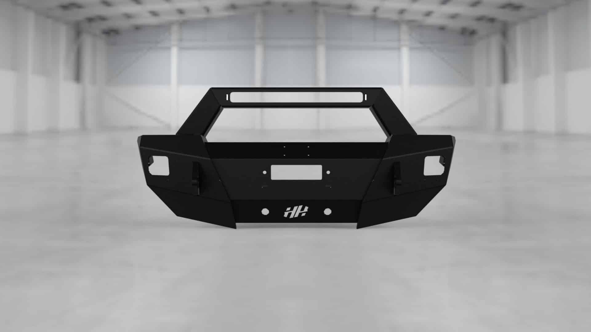 Hammerhead 600 - 56 - 0757 Jeep Wrangler JL 2018 - 2023 Stubby Front Winch Bumper Formed Guard - Rugged Truck Gear