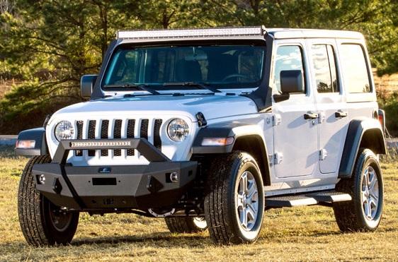 Hammerhead 600 - 56 - 0757 Jeep Wrangler JL 2018 - 2023 Stubby Front Winch Bumper Formed Guard - Rugged Truck Gear