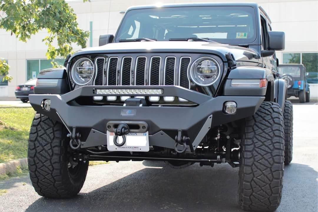 Hammerhead 600 - 56 - 0775 Jeep Wrangler JL 2018 - 2023 Front Winch Bumper Formed Pre - Runner - Rugged Truck Gear