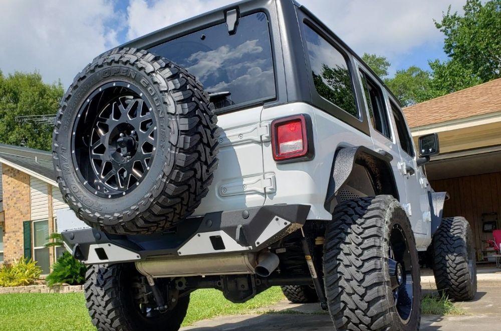 Hammerhead 600 - 56 - 0794 Jeep Wrangler JL 2018 - 2023 Stubby Rear Bumper - Rugged Truck Gear