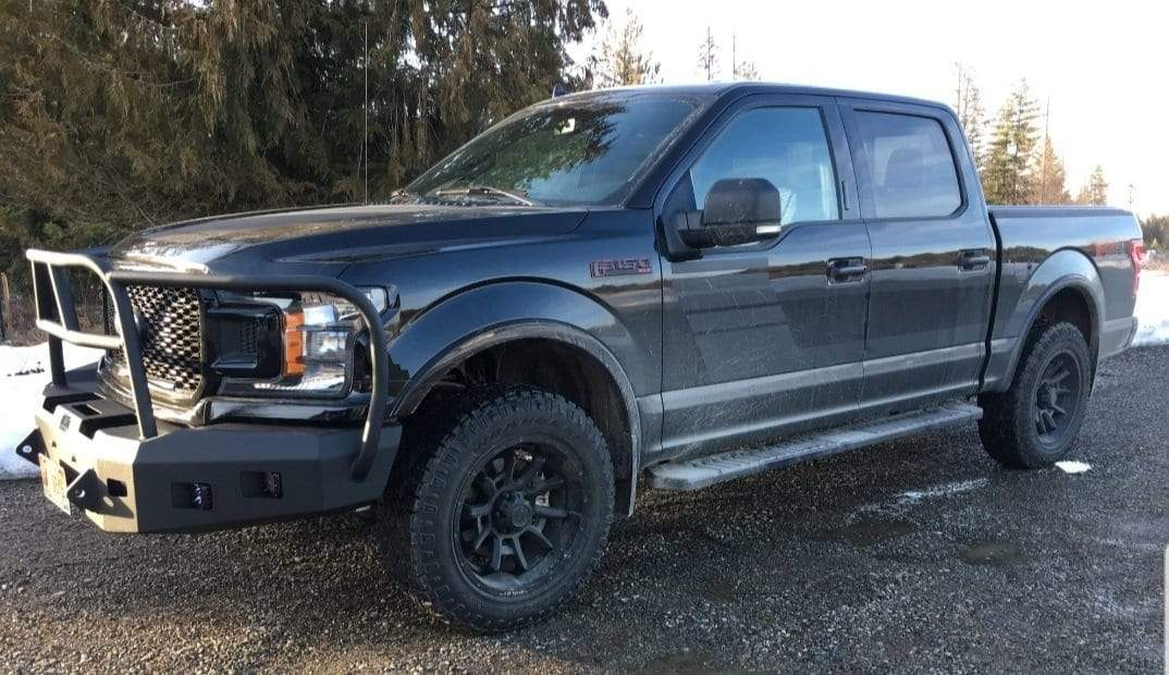 Hammerhead 600 - 56 - 0814 Ford F150 2018 - 2020 Front Winch Bumper with Full Brush Guard - Rugged Truck Gear