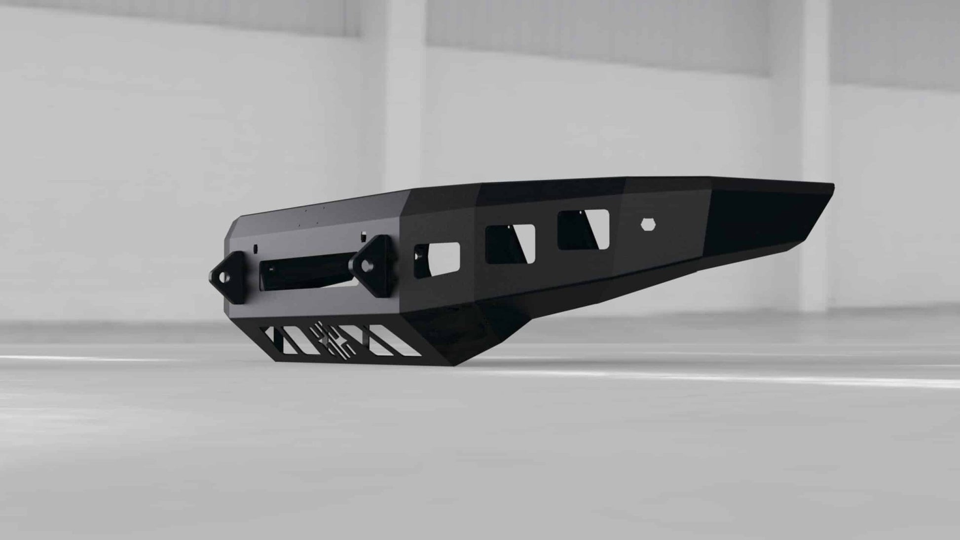 Hammerhead 600 - 56 - 0834 Nissan Titan XD 2016 - 2019 Front Non - Winch Bumper Low Profile - Rugged Truck Gear