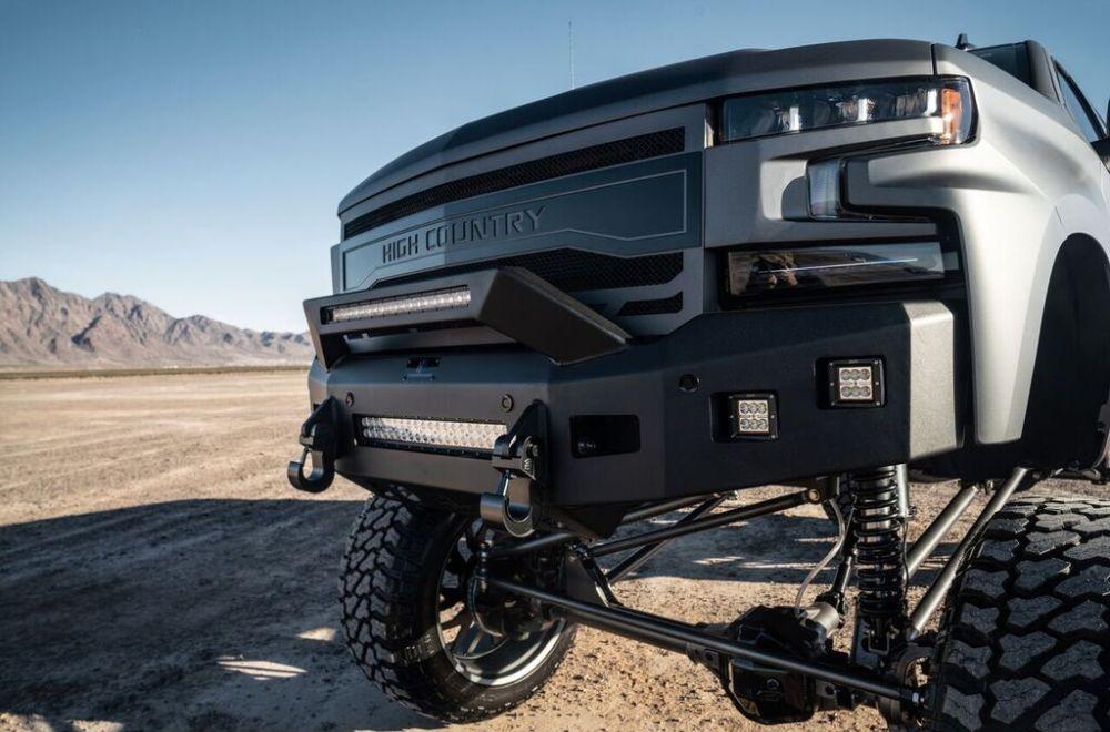 Hammerhead 600 - 56 - 0841 2019 - 2021 Chevy Silverado 1500 Front Winch Bumper Formed Pre - Runner - Rugged Truck Gear