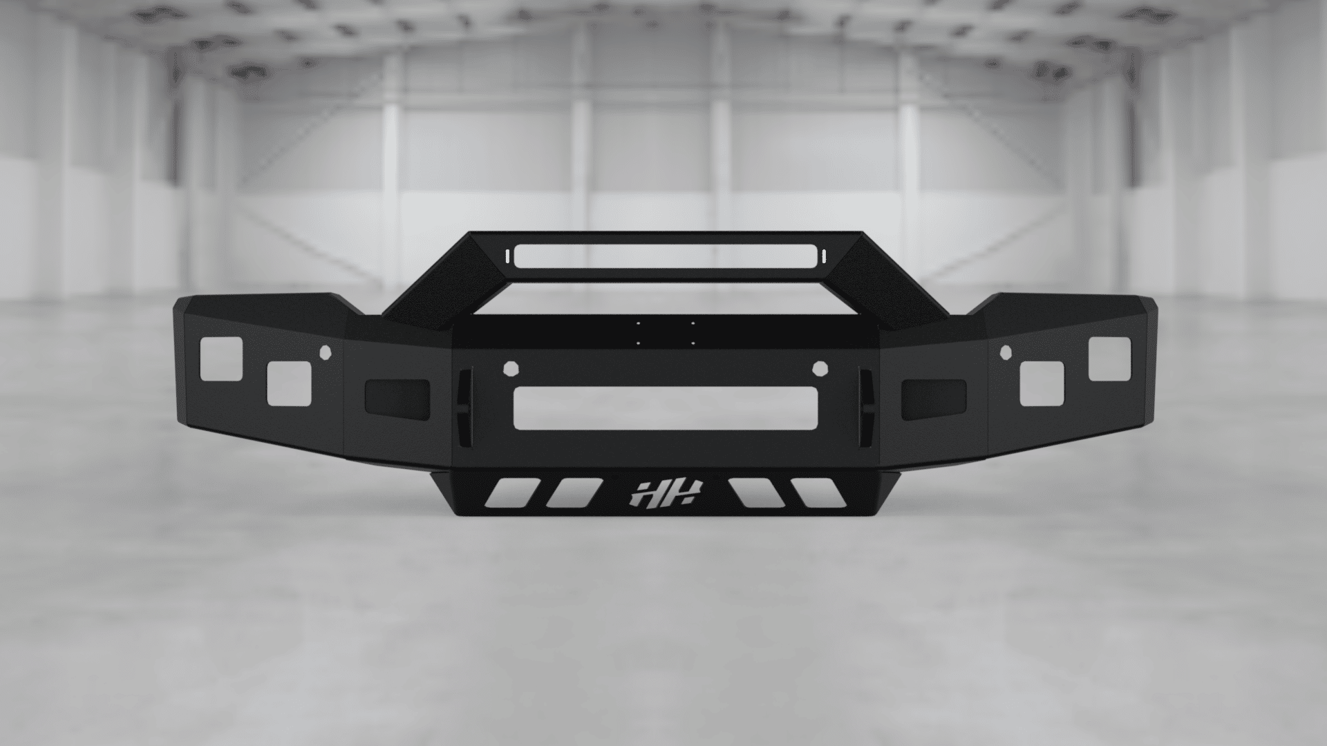 Hammerhead 600 - 56 - 0841 2019 - 2021 Chevy Silverado 1500 Front Winch Bumper Formed Pre - Runner - Rugged Truck Gear