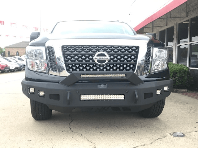 Hammerhead 600 - 56 - 0889 Nissan Titan 2016 - 2019 Front Non - Winch Bumper Formed Pre - Runner - Rugged Truck Gear