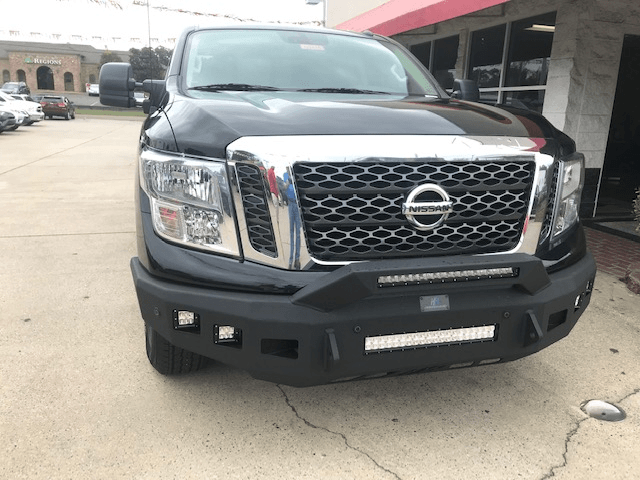 Hammerhead 600 - 56 - 0889 Nissan Titan 2016 - 2019 Front Non - Winch Bumper Formed Pre - Runner - Rugged Truck Gear