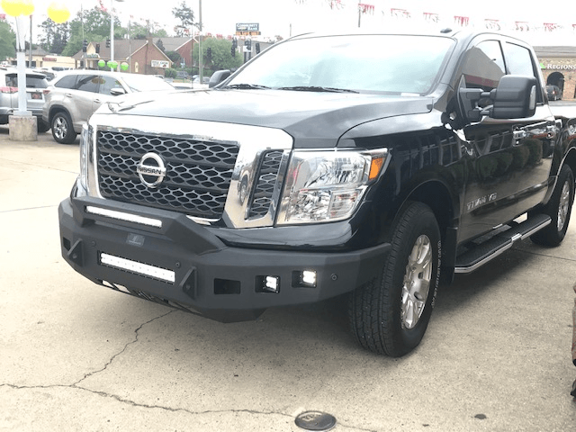 Hammerhead 600 - 56 - 0889 Nissan Titan 2016 - 2019 Front Non - Winch Bumper Formed Pre - Runner - Rugged Truck Gear