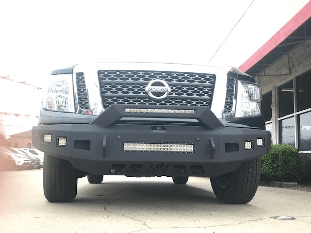 Hammerhead 600 - 56 - 0889 Nissan Titan 2016 - 2019 Front Non - Winch Bumper Formed Pre - Runner - Rugged Truck Gear