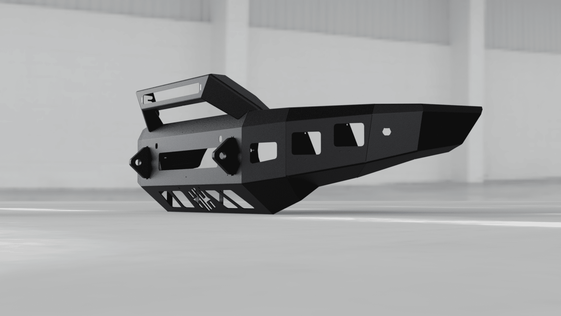 Hammerhead 600 - 56 - 0889 Nissan Titan 2016 - 2019 Front Non - Winch Bumper Formed Pre - Runner - Rugged Truck Gear