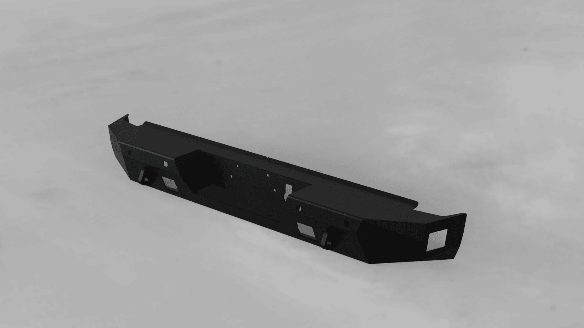 Hammerhead 600 - 56 - 0908 Nissan Titan XD 2016 - 2019 Rear Bumper with Sensors - Rugged Truck Gear